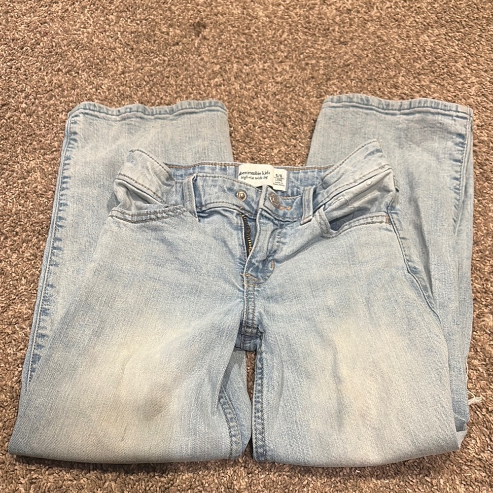 Light Blue Girls A&F Jeans